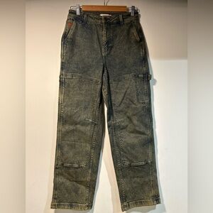Women’s Straight Leg Utility Jeans - Dirty Dan Wash